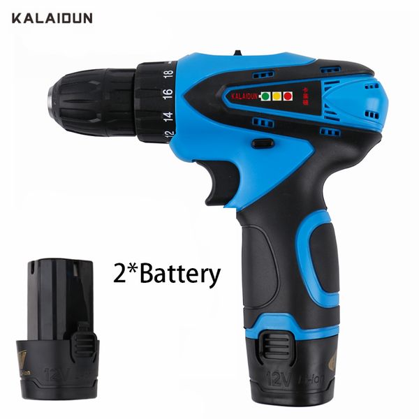 kalaidun 12v electric drill power tools electric screwdriver lithium 2*battery cordless drill mini hand tools
kalaidun 12v electric drill power tools electric screwdriver lithium 2*battery cordless drill mini hand tools