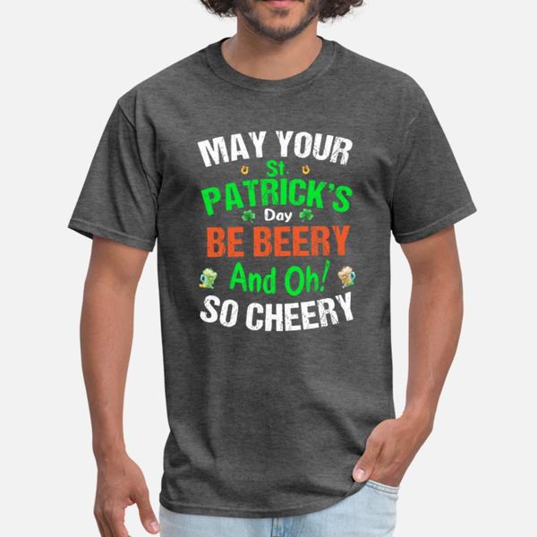 may your st patrick's day be beery so cheery t shirt men gift short sleeve crew neck novelty gift casual summer style family
may your st patrick's day be beery so cheery t shirt men gift short sleeve crew neck novelty gift casual summer style family