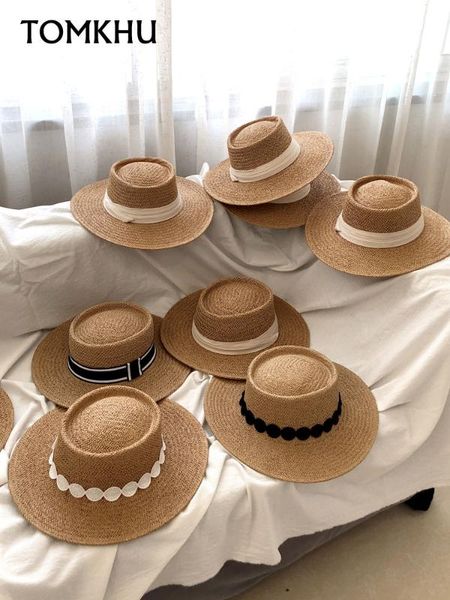 wide brim hats handmade straw beach hat for women summer holiday panama cap fashion concave flat sun protection visor, Blue;gray
wide brim hats handmade straw beach hat for women summer holiday panama cap fashion concave flat sun protection visor, Blue;gray