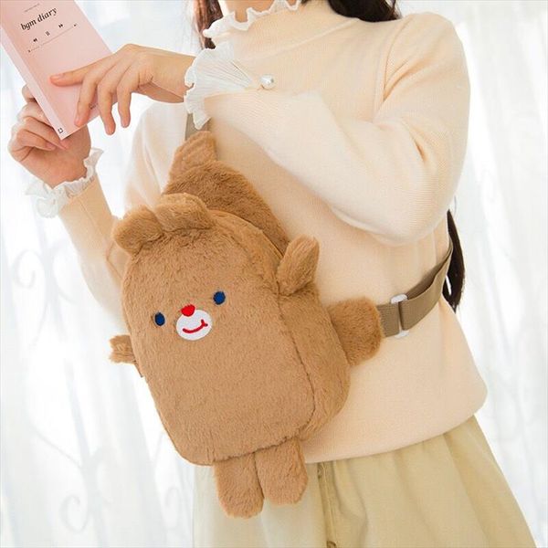 bentoy bear rabbit girls waist pack winter plush chest bag causal strap messenger bag phone pouch bags laser crossbody bags
bentoy bear rabbit girls waist pack winter plush chest bag causal strap messenger bag phone pouch bags laser crossbody bags