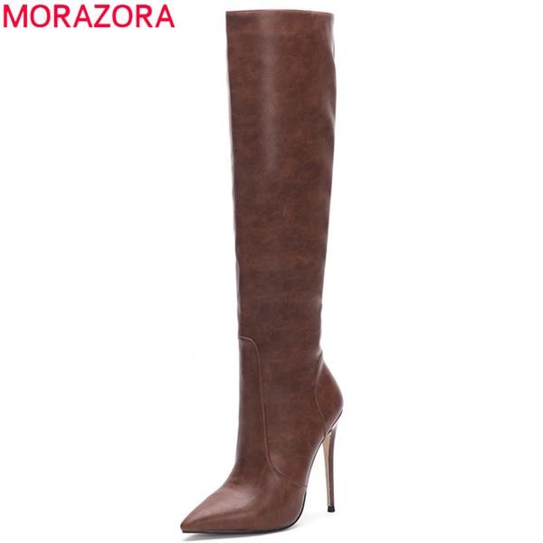 boots morazora 2021 arrival over the knee women pointed toe autumn winter slim high heels party wedding shoes woman, Black
boots morazora 2021 arrival over the knee women pointed toe autumn winter slim high heels party wedding shoes woman, Black
