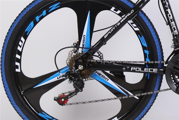 black and blue new python special-shaped mountain bike 26 * 17 one wheel double disc brake export car custom brand2020
black and blue new python special-shaped mountain bike 26 * 17 one wheel double disc brake export car custom brand2020