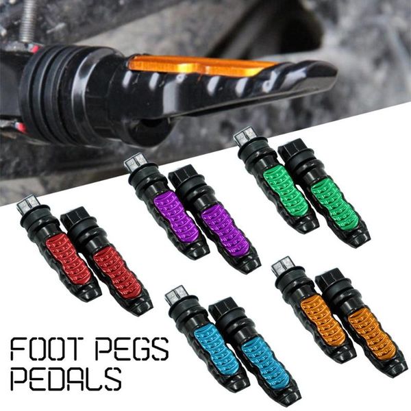 2pcs /set universal aluminum motorcycle rear passenger foot pegs pedals footrest scooter foot-peg motorbike pedal modification
2pcs /set universal aluminum motorcycle rear passenger foot pegs pedals footrest scooter foot-peg motorbike pedal modification