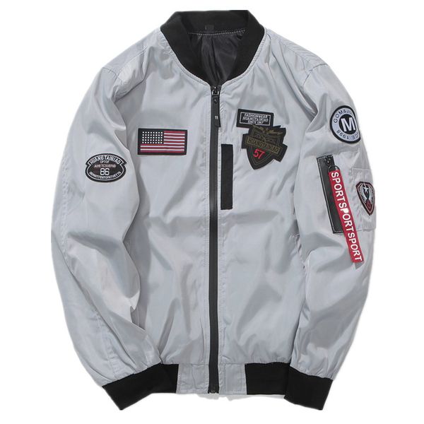 new mens thread embroidery thickening epaulet cotton clothing designer air force jacket man casual cardigan autumn jacket sports plus size, Black;brown
new mens thread embroidery thickening epaulet cotton clothing designer air force jacket man casual cardigan autumn jacket sports plus size, Black;brown