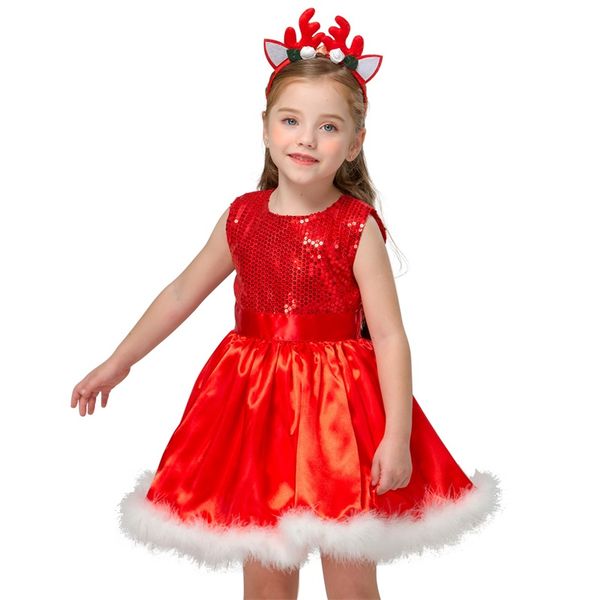 xmas kids dresses for girls princess tutu outfits sequined new year gown girls dress for kids vestidos 2 6y christmas clothes, Red;yellow
xmas kids dresses for girls princess tutu outfits sequined new year gown girls dress for kids vestidos 2 6y christmas clothes, Red;yellow