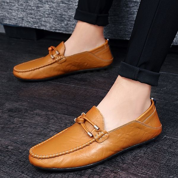 mens loafers 2020 new pu leather solid hand stitch male footwear soft breathable rubber bottom outdoor non slip men driving shoe, Black
mens loafers 2020 new pu leather solid hand stitch male footwear soft breathable rubber bottom outdoor non slip men driving shoe, Black
