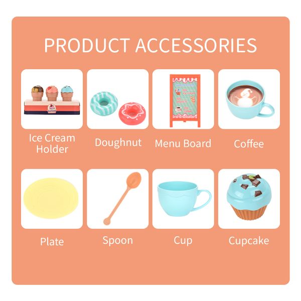 children's ice cream machine set puzzle baby toys kids educational toys for girl play house toy simulation of the kitchen
children's ice cream machine set puzzle baby toys kids educational toys for girl play house toy simulation of the kitchen