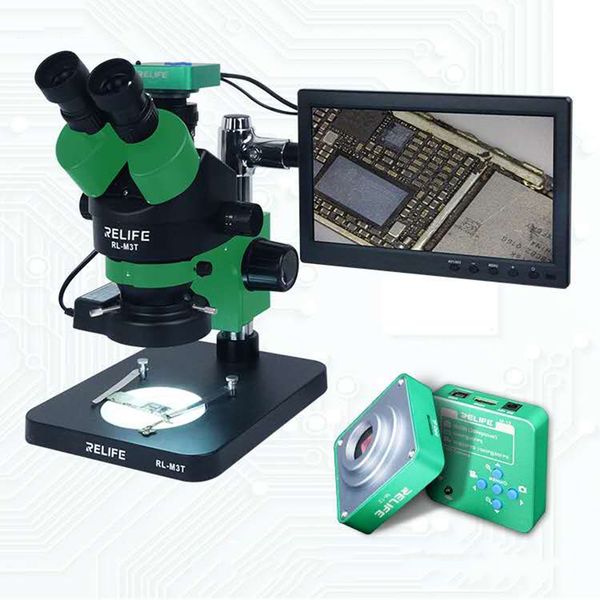 relife rl-m3t-b1 trinocular stereo microscope 7x-45x zoom matched with hdmi camera led light for mobile repair microscope
relife rl-m3t-b1 trinocular stereo microscope 7x-45x zoom matched with hdmi camera led light for mobile repair microscope