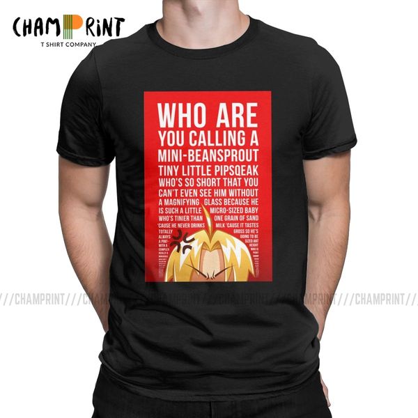 стальной алхимик мужские футболки brotherhood pride аниме elric эдвард vintage тис круглый шеи футболки новое прибытие одежда
стальной алхимик мужские футболки brotherhood pride аниме elric эдвард vintage тис круглый шеи футболки новое прибытие одежда
