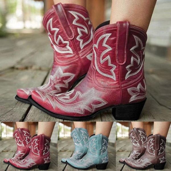 zapatos de mujer shoes woman new fashion boots fashion womens slip-on leather round toe low-heeled shoes cowboy knight boots, Black
zapatos de mujer shoes woman new fashion boots fashion womens slip-on leather round toe low-heeled shoes cowboy knight boots, Black