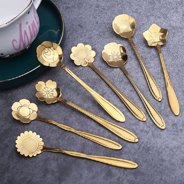 creative japanese style ggold-plated stainless steel spoon sakura rose coffee stirring spoon
creative japanese style ggold-plated stainless steel spoon sakura rose coffee stirring spoon