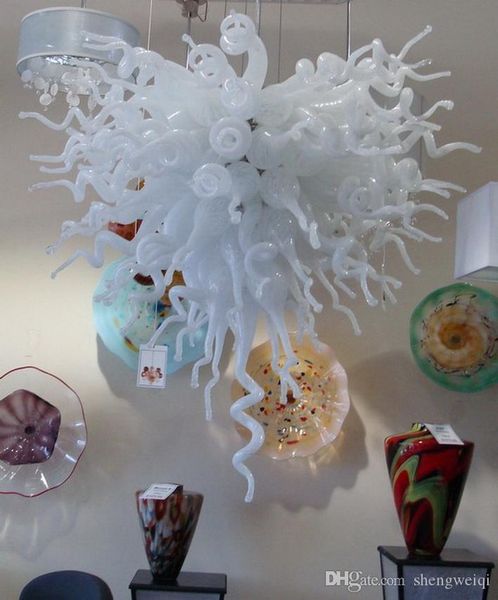 100% mouth blown borosilicate white glass chandelier home decoration chihuly style murano glass pendant light
100% mouth blown borosilicate white glass chandelier home decoration chihuly style murano glass pendant light