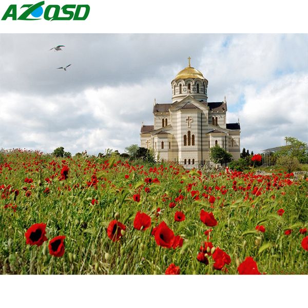 azqsd diy oil painting by numbers landscape unique gift coloring by numbers church picture for living room home decoration
azqsd diy oil painting by numbers landscape unique gift coloring by numbers church picture for living room home decoration