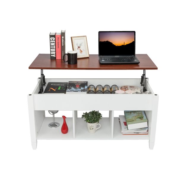 new lift coffee table with hidden compartment and storage shelves modern fashion living room furniture white 
new lift coffee table with hidden compartment and storage shelves modern fashion living room furniture white