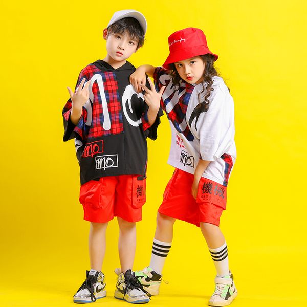 kids carnival hip hop clothing oversized t shirt short pants girls boys jazz dance costume clothes for festival wear outfits, Black;red
kids carnival hip hop clothing oversized t shirt short pants girls boys jazz dance costume clothes for festival wear outfits, Black;red