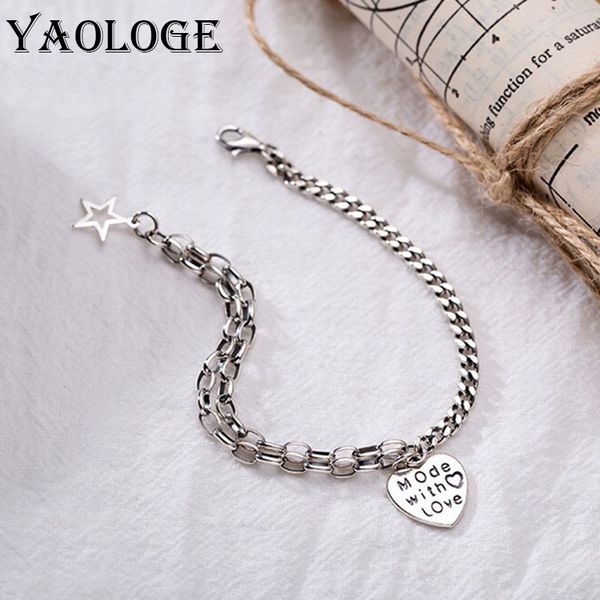 yaologe new fashion handmade bracelets for women vintage simple english letter tag pendant punk rock party jewelry gift vbs4336, Black
yaologe new fashion handmade bracelets for women vintage simple english letter tag pendant punk rock party jewelry gift vbs4336, Black