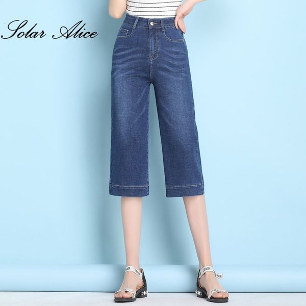 women's 2020 spring summer new wide leg capris loose jeans large size calf -length denim cropped jeans pants, Blue
women's 2020 spring summer new wide leg capris loose jeans large size calf -length denim cropped jeans pants, Blue