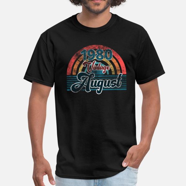 vintage 1980 gift for birthday august t shirt men designing 100% cotton euro size s-3xl family anti-wrinkle comical spring leisure shirt
vintage 1980 gift for birthday august t shirt men designing 100% cotton euro size s-3xl family anti-wrinkle comical spring leisure shirt