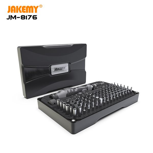 jakemy 106 in 1 precision screwdriver set magnetic hex torx bits for computer electronics repair tools kit
jakemy 106 in 1 precision screwdriver set magnetic hex torx bits for computer electronics repair tools kit