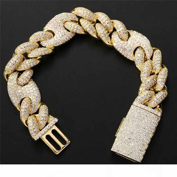 20мм 7 8 9inch goldsilver цвет bling cz камень кубинский браслет для мужчин cubic link браслеты, Black
20мм 7 8 9inch goldsilver цвет bling cz камень кубинский браслет для мужчин cubic link браслеты, Black