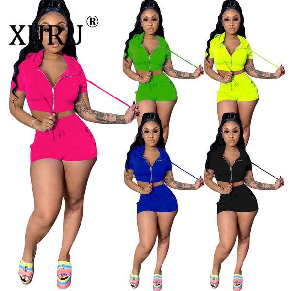 xuru european and american women's new solid color sports jumpsuit suit casual hooded zipper jumpsuit two-piece suit, Black;white
xuru european and american women's new solid color sports jumpsuit suit casual hooded zipper jumpsuit two-piece suit, Black;white