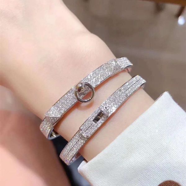 european and american creative new 18k rose gold diamond full of diamond lovers half drill full of willow nails couple bracelet, Black
european and american creative new 18k rose gold diamond full of diamond lovers half drill full of willow nails couple bracelet, Black