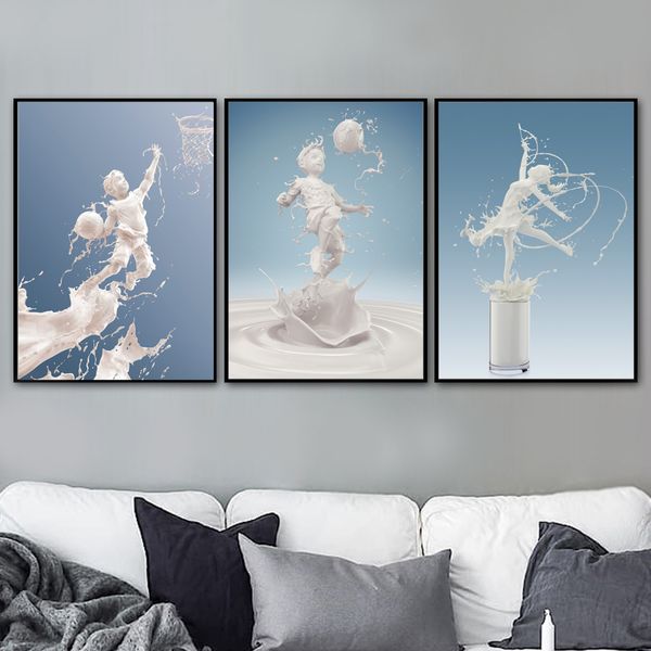 gohipang milk basketball football ballet nordic posters and prints wall art canvas painting wall picture baby boy girl room home
gohipang milk basketball football ballet nordic posters and prints wall art canvas painting wall picture baby boy girl room home