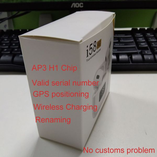 ap3 wireless headphone new tws h1 chip bluetooth earphone white earbuds with charging case gps supported valid serial number dhl shipping
ap3 wireless headphone new tws h1 chip bluetooth earphone white earbuds with charging case gps supported valid serial number dhl shipping