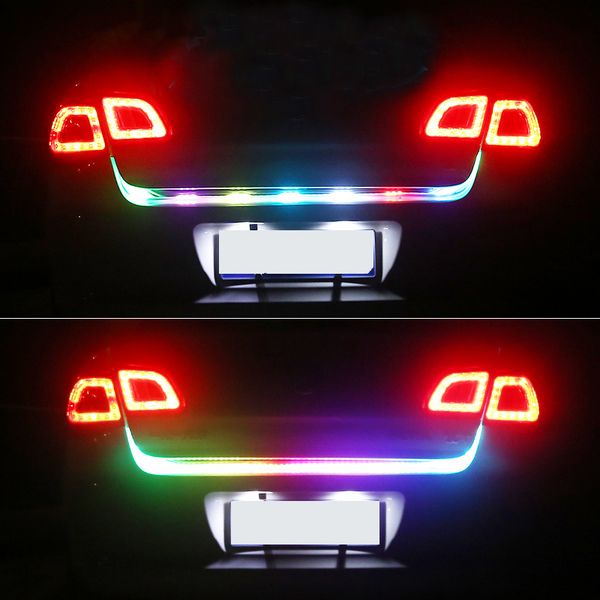 120см rgb led автомобиль tailgate light strip dynamic streamer водонепроницаемые светодиодные полосы свет бар тормоз turn signal run автомоб
120см rgb led автомобиль tailgate light strip dynamic streamer водонепроницаемые светодиодные полосы свет бар тормоз turn signal run автомоб