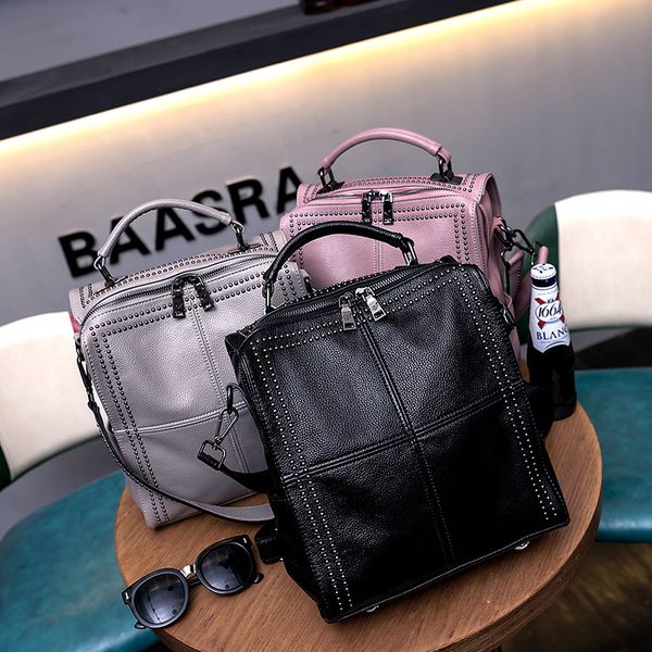 new women lightweight comfortable genuine leather backpack handbag shoulder travel school oxford cloth storage bag girls school bags female
new women lightweight comfortable genuine leather backpack handbag shoulder travel school oxford cloth storage bag girls school bags female