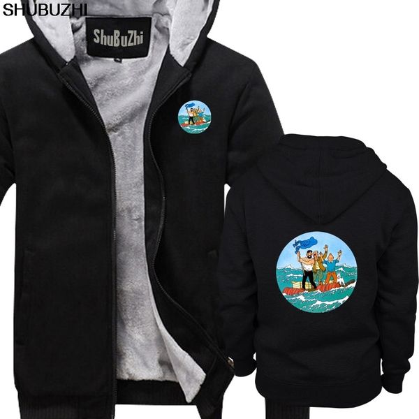 tintin and sea sharks red classic retro adventure funny comic book black hoodie fashion winter warm coat man jacket sbz1060
tintin and sea sharks red classic retro adventure funny comic book black hoodie fashion winter warm coat man jacket sbz1060