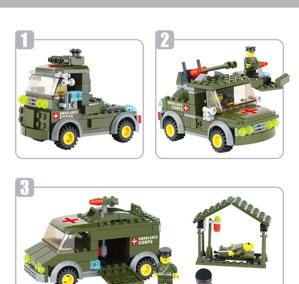 building blocks child toys ambulance corps puzzle assemble toy block both boy and girl
building blocks child toys ambulance corps puzzle assemble toy block both boy and girl