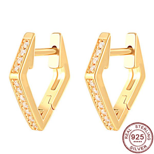 hoop & huggie 925 sterling silver small earrings for women hypoallergenic minimalist cz stones gold color square female jewelry, Golden;silver
hoop & huggie 925 sterling silver small earrings for women hypoallergenic minimalist cz stones gold color square female jewelry, Golden;silver