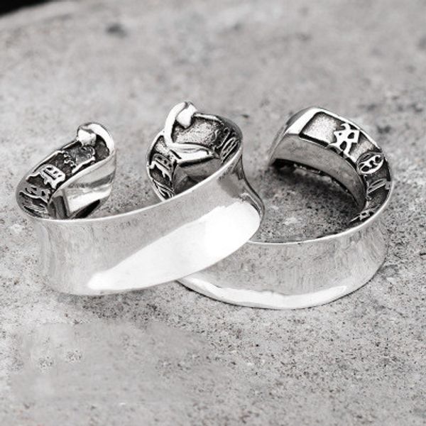 925 sterling silver open rings for man and women vintage roman letters fashion jewelry
925 sterling silver open rings for man and women vintage roman letters fashion jewelry