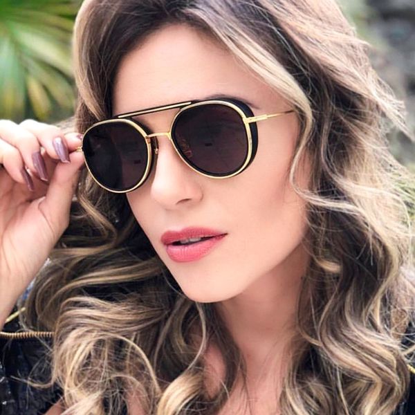 2020 men's fashion round ladies sunglasses brand design sunglasses ladies summer shade, White;black
2020 men's fashion round ladies sunglasses brand design sunglasses ladies summer shade, White;black
