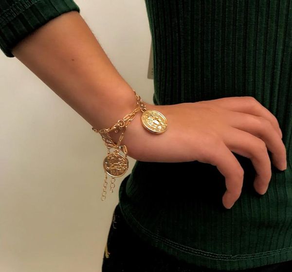 link, chain retro coin embossed avatar bangle elephant hear bracelet for women charm party wedding jewelry multilayer accessories aousix, Black
link, chain retro coin embossed avatar bangle elephant hear bracelet for women charm party wedding jewelry multilayer accessories aousix, Black