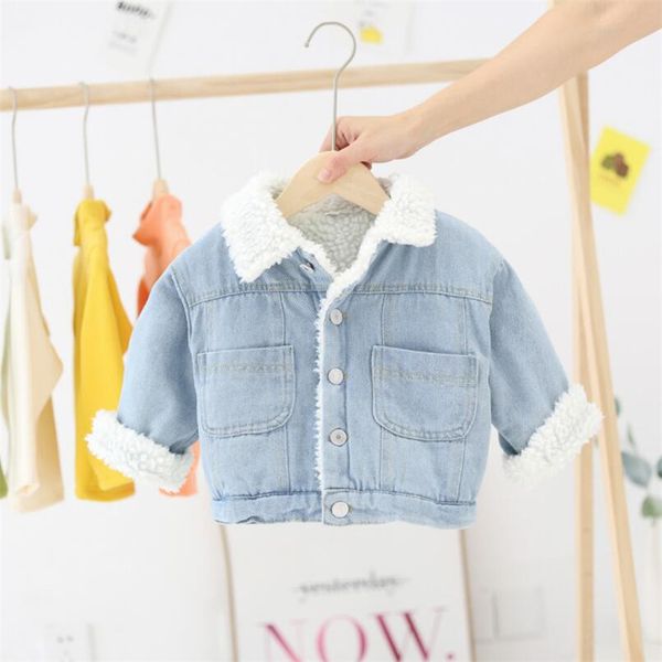 winter kids girls denim jacket children outerwear kids clothing plus velvet thicken warm coat for cold winter girl 1-7 years old, Blue;gray
winter kids girls denim jacket children outerwear kids clothing plus velvet thicken warm coat for cold winter girl 1-7 years old, Blue;gray