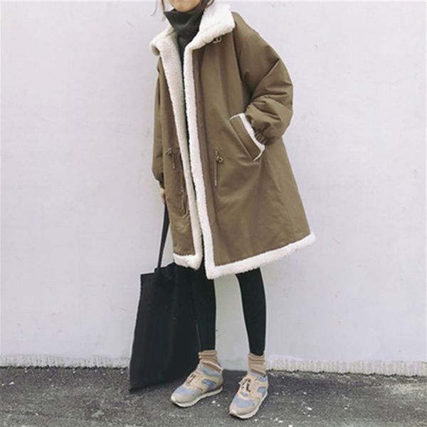women's fur coat 2020 winter korean coat wild lamb fur plush motorcycle clothing loose loose long faux, Black
women's fur coat 2020 winter korean coat wild lamb fur plush motorcycle clothing loose loose long faux, Black