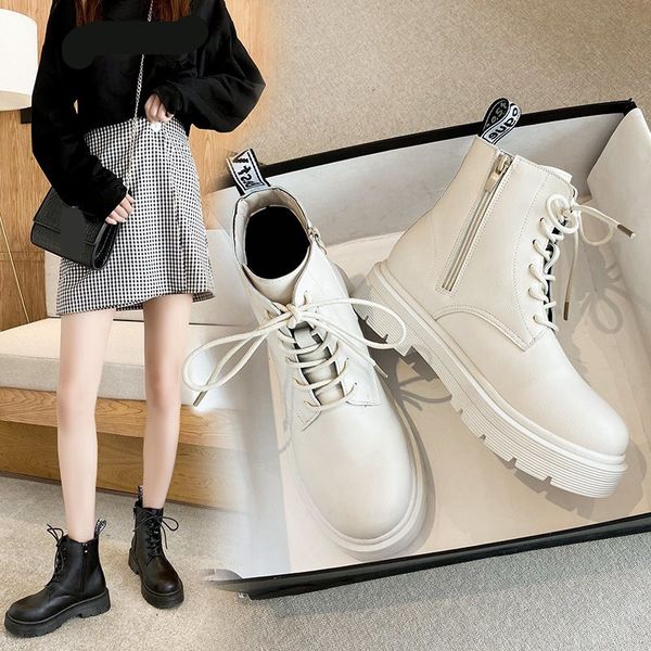 round toe lady boots boots-women shoes luxury designer ankle booties women flat heel lace up ladies 2020 fashion rubber low, Black
round toe lady boots boots-women shoes luxury designer ankle booties women flat heel lace up ladies 2020 fashion rubber low, Black