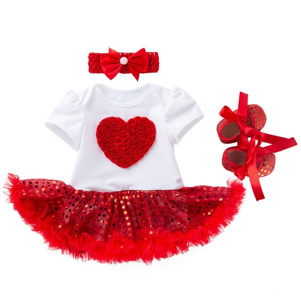 clearance excelent new summer mesh 3 pcs toddler baby girls short sleeve paillette heart dress +shoes outfits set z0205
clearance excelent new summer mesh 3 pcs toddler baby girls short sleeve paillette heart dress +shoes outfits set z0205