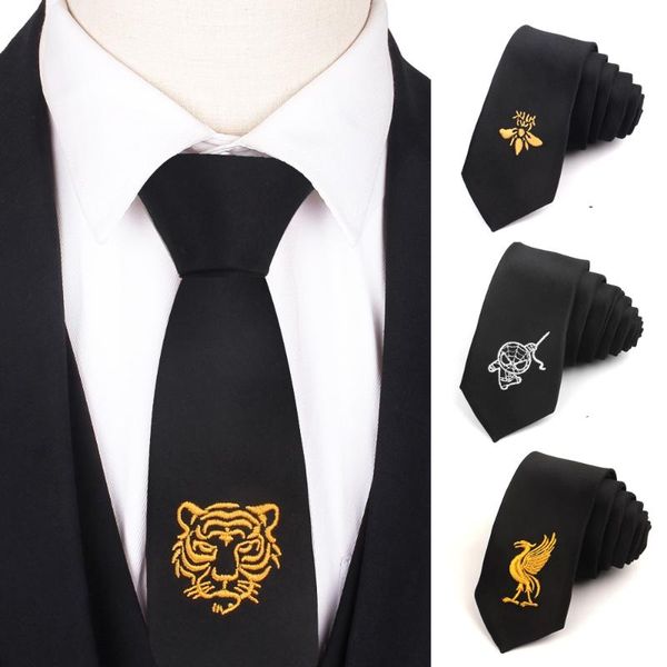 black skinny ties for men women embroidery funny necktie for girls boys suits tie party casual slim male necktie gravatas, Blue;purple
black skinny ties for men women embroidery funny necktie for girls boys suits tie party casual slim male necktie gravatas, Blue;purple