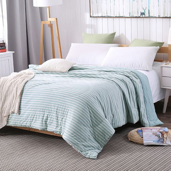 comforters & sets summer stripe printed thin quilt bed cover soft comfortable air condition duvets for kids single double bedspread bl
comforters & sets summer stripe printed thin quilt bed cover soft comfortable air condition duvets for kids single double bedspread bl