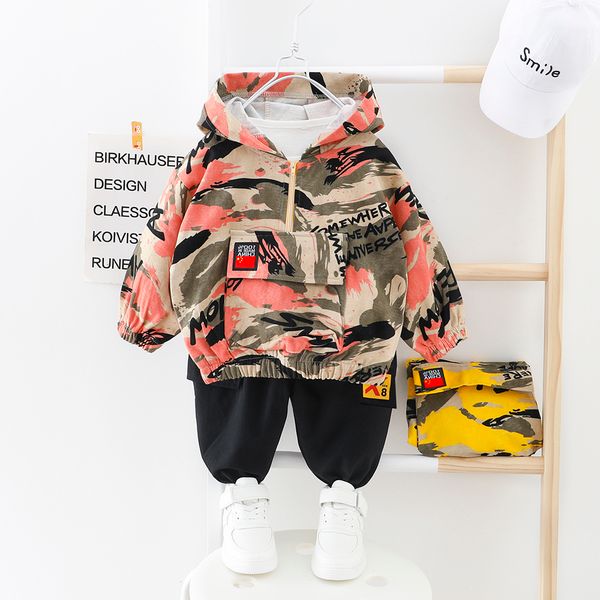 kids boy clothes camouflage baby suit hooded camo + pants sport children kids outwear baby gifts for newborn boys green lj201203, White
kids boy clothes camouflage baby suit hooded camo + pants sport children kids outwear baby gifts for newborn boys green lj201203, White
