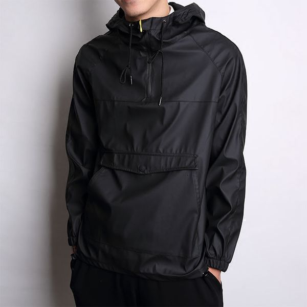 pu sweatshirt hip men waterproof jacket with hooded kangaroo pocket male pullover outerwear skateboarding sports hoodies, White;black
pu sweatshirt hip men waterproof jacket with hooded kangaroo pocket male pullover outerwear skateboarding sports hoodies, White;black