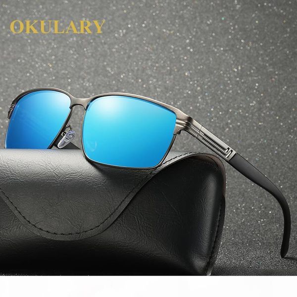 2018 square polarized men sunglasses black brown blue silver color uv400 mental frame with box,case t200106, White;black
2018 square polarized men sunglasses black brown blue silver color uv400 mental frame with box,case t200106, White;black