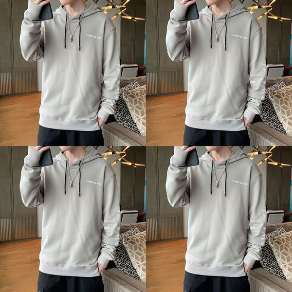men's hoodie hoodie loose autumn fashion brand new long sleeve all-match casual fashion coat autumn coat ins 29whl, Black
men's hoodie hoodie loose autumn fashion brand new long sleeve all-match casual fashion coat autumn coat ins 29whl, Black