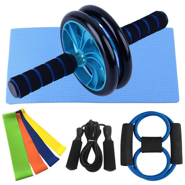 8 pcs abdominal wheel stretching strap resistance loop band yoga starter kit for home exercise fitness yoga equipment
8 pcs abdominal wheel stretching strap resistance loop band yoga starter kit for home exercise fitness yoga equipment