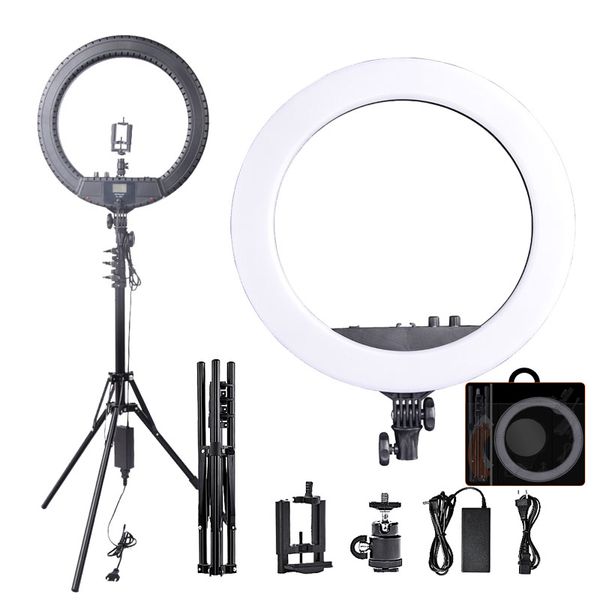 fosoto rl-18bii pgraphic light camera phone led ring light bi-color 3200-5600k makeup ring lamp with tripod and battery slot
fosoto rl-18bii pgraphic light camera phone led ring light bi-color 3200-5600k makeup ring lamp with tripod and battery slot