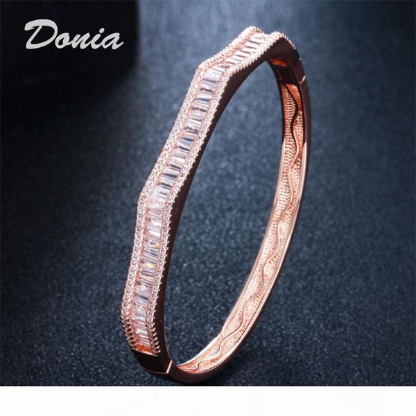 donia jewelry rose gold plating exaggerates luxury european and american fashion micro inlaid zircon adjustable bracelet, Black
donia jewelry rose gold plating exaggerates luxury european and american fashion micro inlaid zircon adjustable bracelet, Black