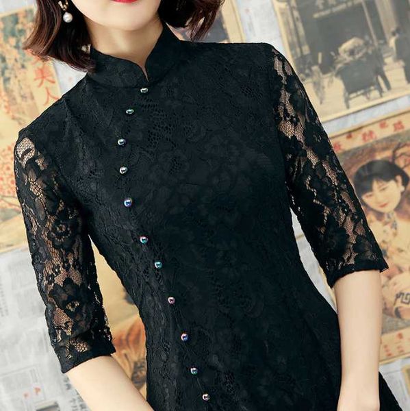 ethnic clothing black cheongsam lace qipao dress long for banquet dinner party robe evening gown vintage our714, Red
ethnic clothing black cheongsam lace qipao dress long for banquet dinner party robe evening gown vintage our714, Red